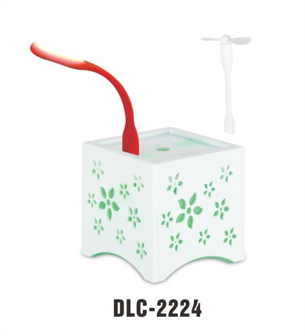 مرطب هواء وفواحة ذكية صغيرة DLC-2224 بسعة 450 مل – فواحة مكتب وغرفة نوم محمولة وموفرة للطاقة